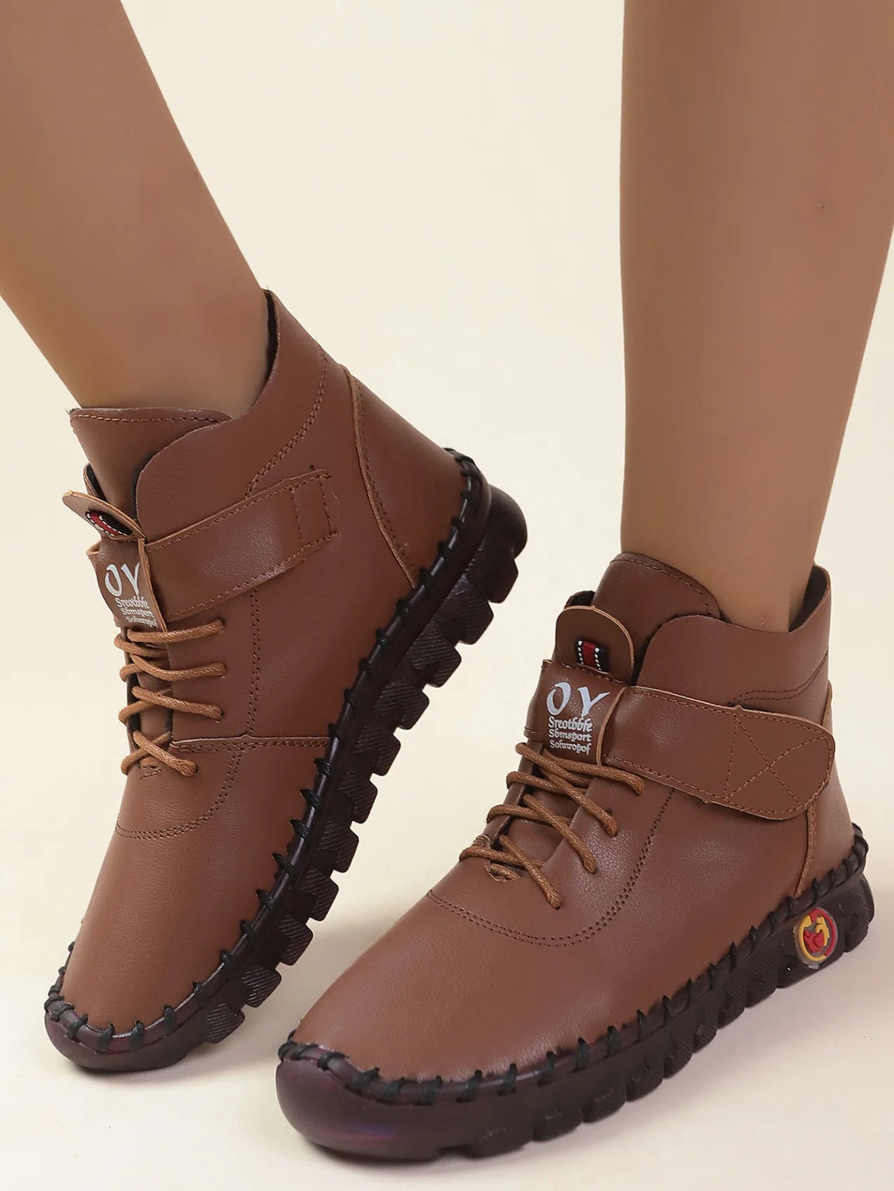QLFashion Size Boots Women 2024 Autumn and Winter New Round Head Flat Womens Wholesale 231