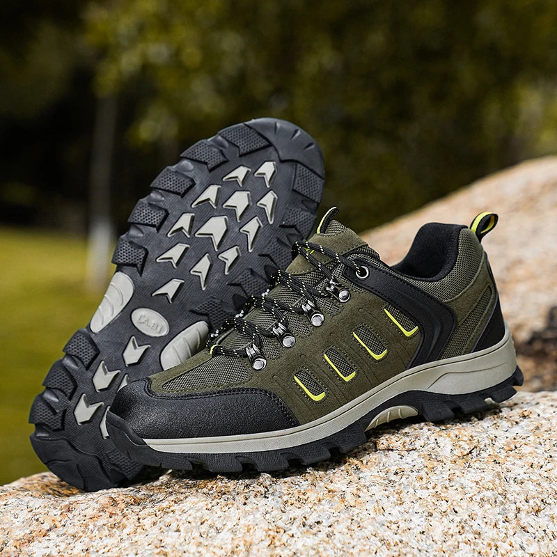 Hiking Shoes Men Low Cut Mountaineering Outdoor Sneakers Athletic Trekking Breathable Cleated Climbing Wholesale Shoes