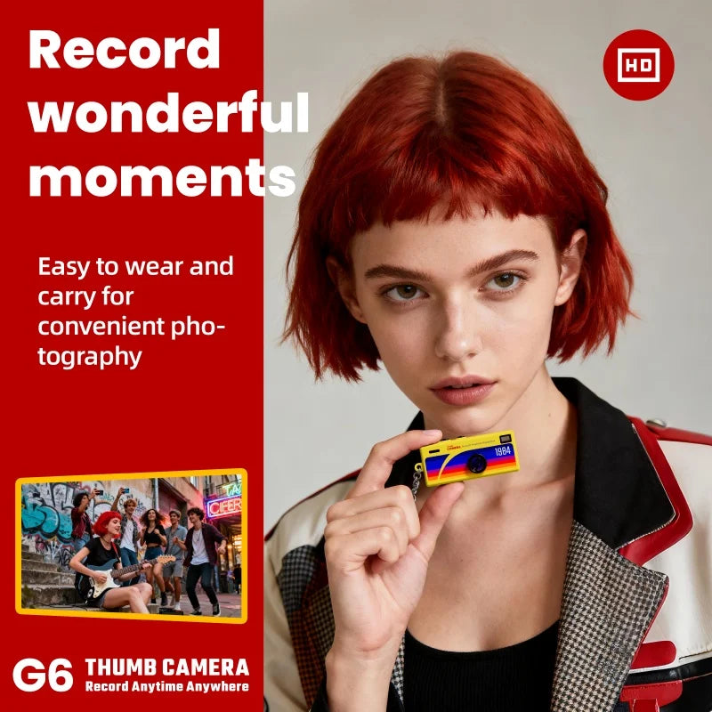 Best-selling Mini Thumb Camera 1080P 8MP 120 Wide Angle Kodak Charmera 1984 Blind Box Keychain Camera