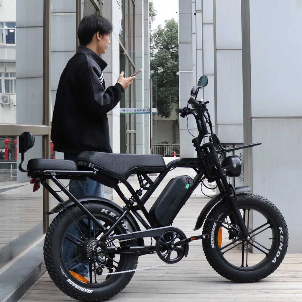 VOMO X80 PRO Electric Dirt Bike Rear Hub Motor 250W Steel Frame Hydraulic Disc Brakes City E-Bike