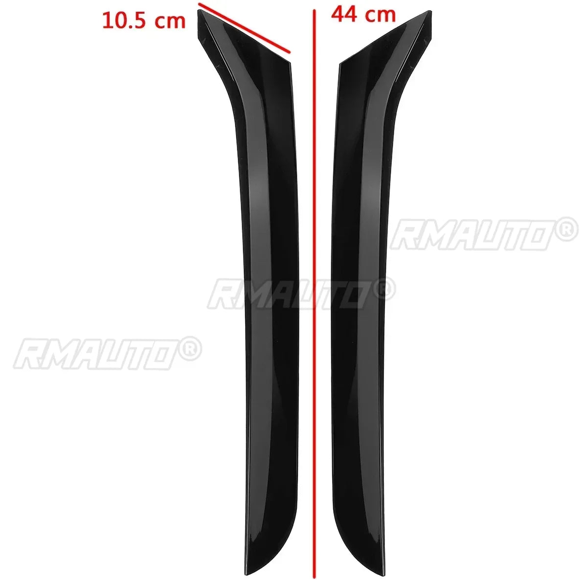 Pair Glossy Black Rear Window Side Spoiler Spoiler Canard Canards Splitter Fit for VW Sharan 2011 2012 2013 2014 2015 2016 17 on
