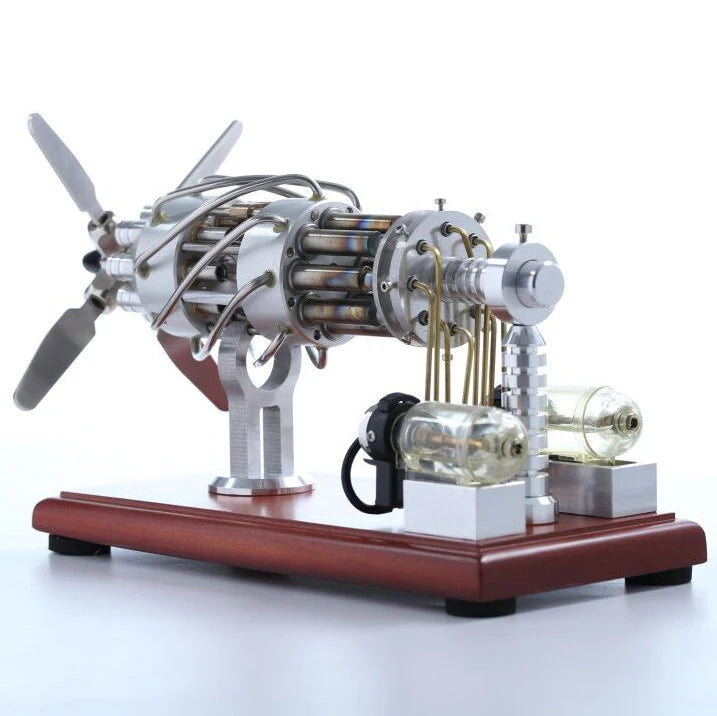 Gelsonlab HS-XC-524378 High End Business Gifts  Oblique Disc 16 Engine Model Hot Air Stirling Engine Model