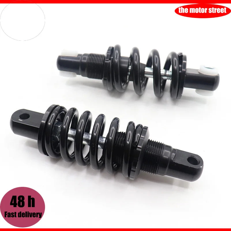 125 8mm Scooter Rear Shock Absorber Black Spring style for China Small Little Citycoco Electric