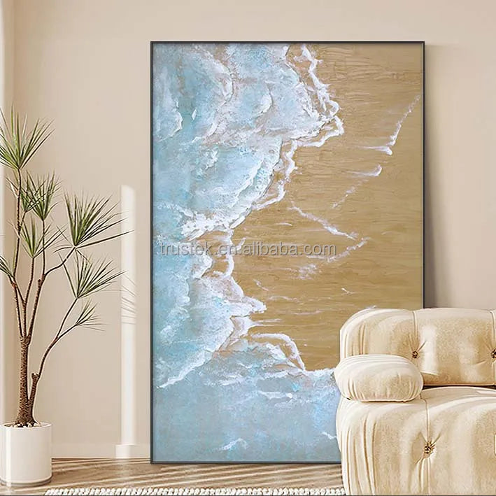 Home Decorations Crystal Aluminum Alloy Digital Printing Decorative Paintings with LED Option and Custom Logo for Bathrooms