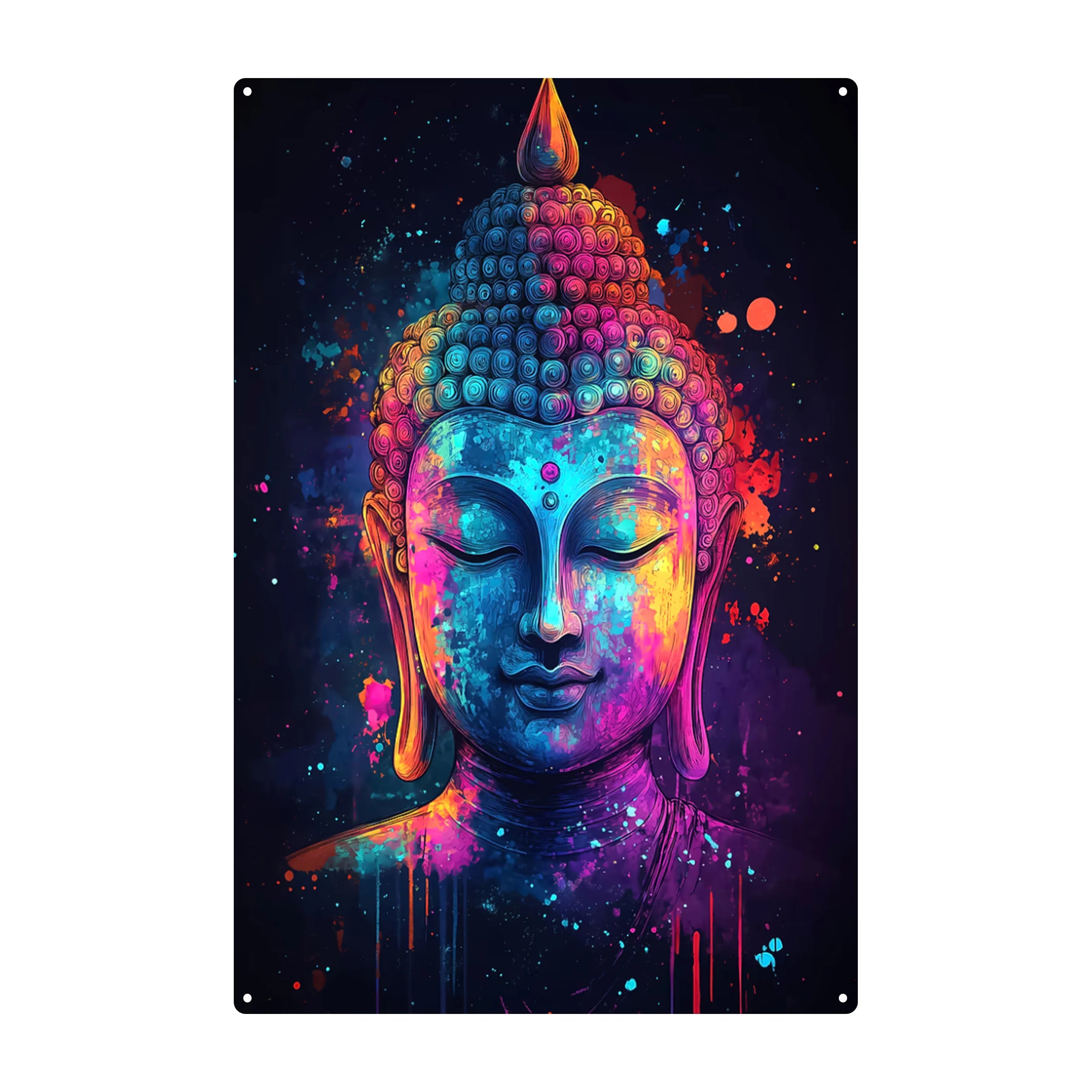 2025 Custom Retro Home Decorative Metal Sign Wholesale Tin Poster UV Printed India Scenic Spot Wall Decor From Home