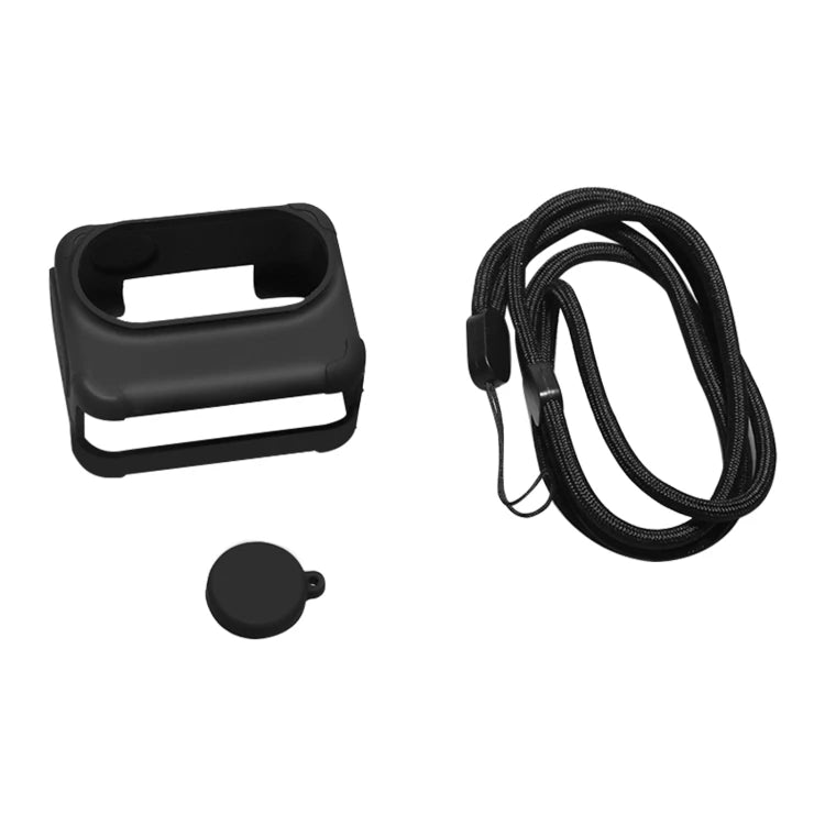 For Insta360 GO 3 PULUZ Camera Charging Case Silicone Case With Lens Cap and Strap Camera Protective Cover