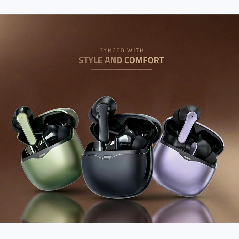 Colorful Wireless Earbuds Touch Control Earphone TWS Headset With Deep Bass Sound 650mAh Large Battery Support ANC APP Control - Free Item