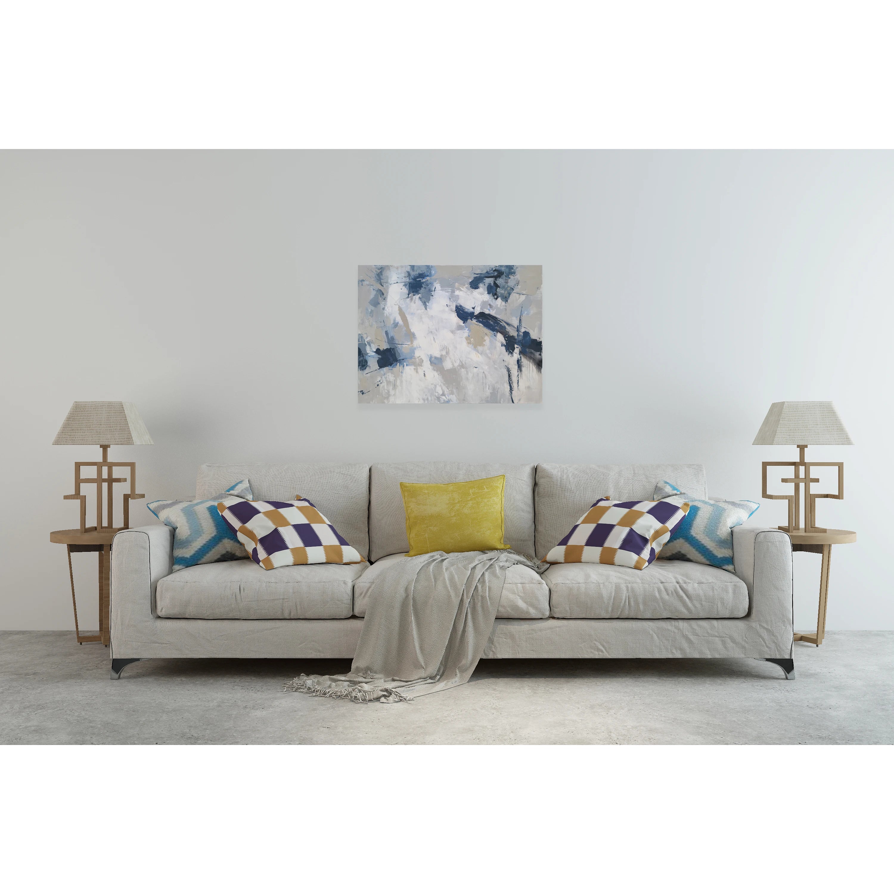 Custom Wholesale Living Room Decoration Handmade Abstract Art Works Wall Art Pictures Hotel Hand Painted Canvas Oil Painting