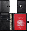 The Passport Cover Plus the Locator Protecttine Cover High-quality Leather 3capacity Display Tiered Management