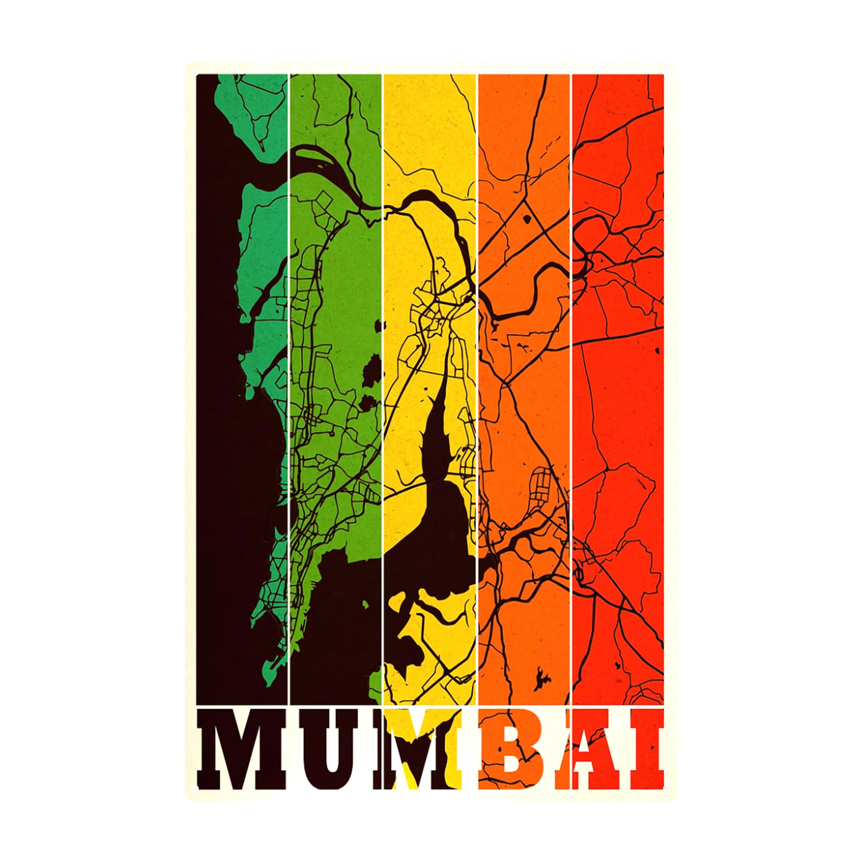 2025 Custom Retro Home Decorative Metal Sign Wholesale Tin Poster UV Printed India Scenic Spot Wall Decor From Home