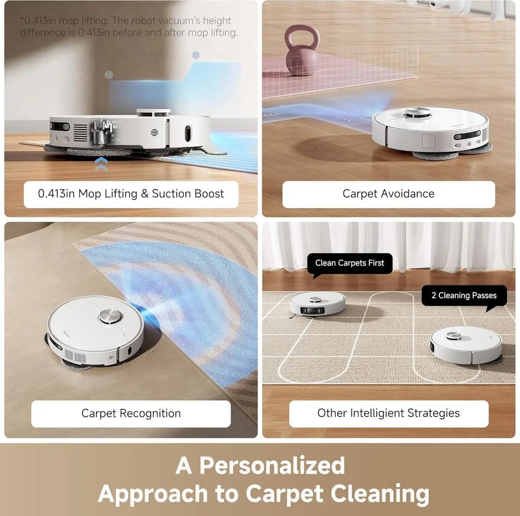 Dreame L10s Pro Ultra Heat Robot Vacuum Cleaner Mop with Wet & Dry Function RV Use 167F Hot Water Auto Refill