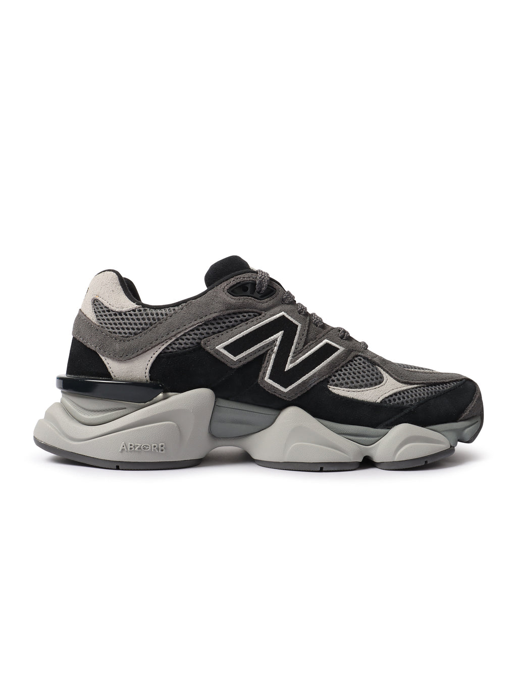 New Balance Mens 9060 Shoes - Black/Grey. Ships from USA.
