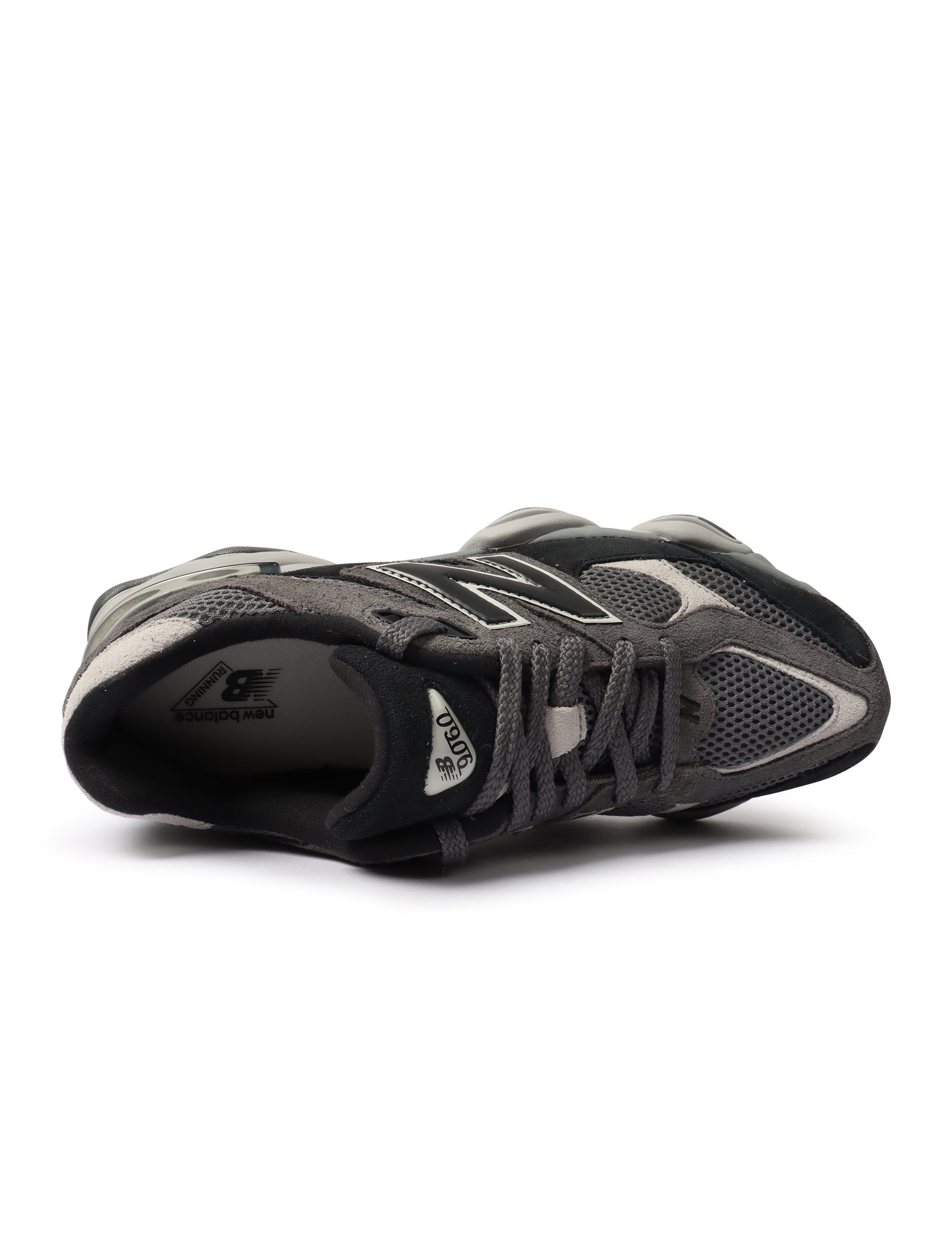 New Balance Mens 9060 Shoes - Black/Grey. Ships from USA.