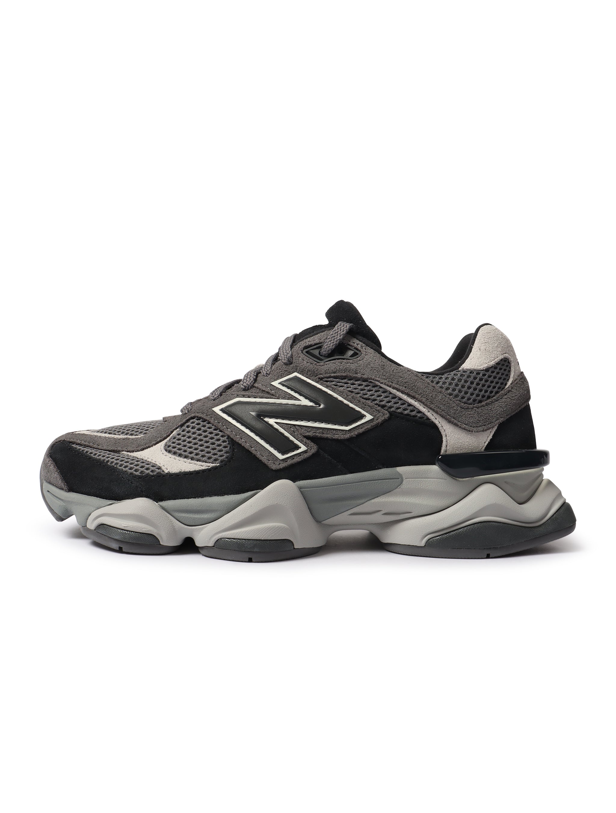 New Balance Mens 9060 Shoes - Black/Grey. Ships from USA.