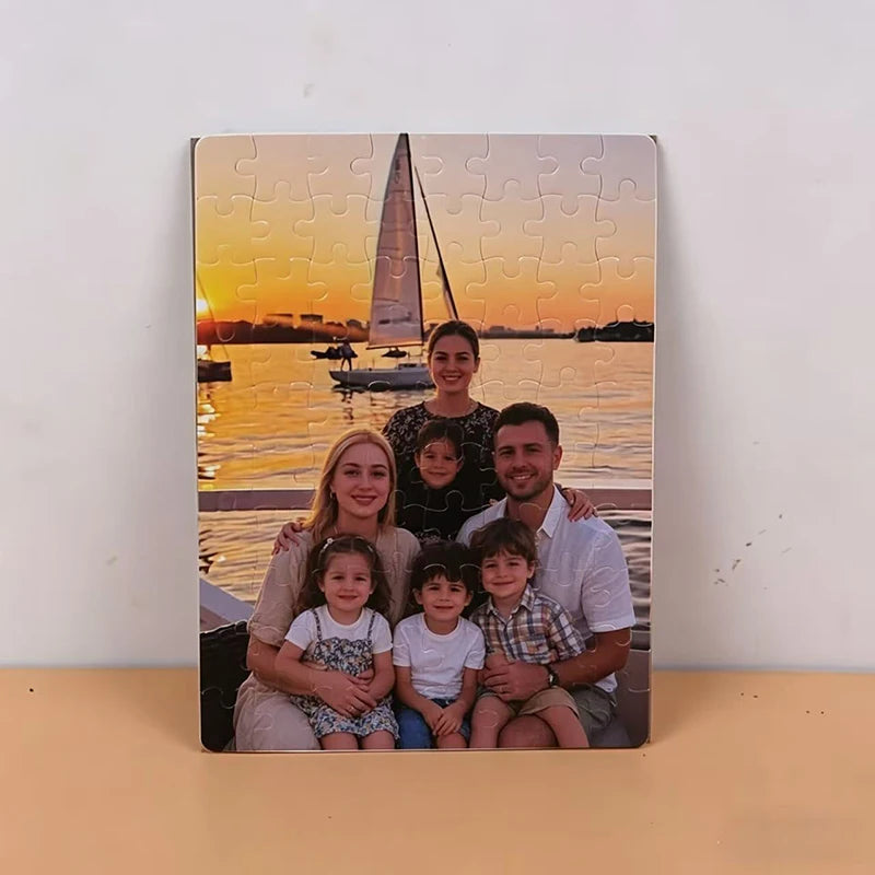 1 Piece Customized Photo Puzzle Picture Gift Puzzle Personalized Puzzle Family Photo Puzzle Gift For Friends