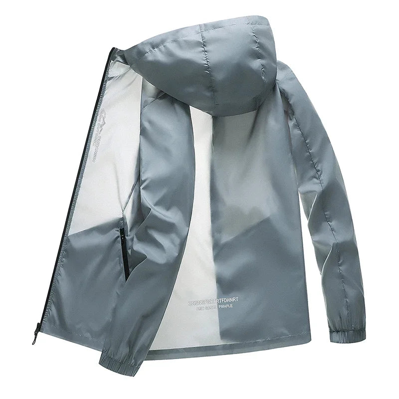 2025 Sunscreen Coats Men's Breathable Sports Waterproof Jacket Summer UV Protection Outdoor Fishing Skin Clothing