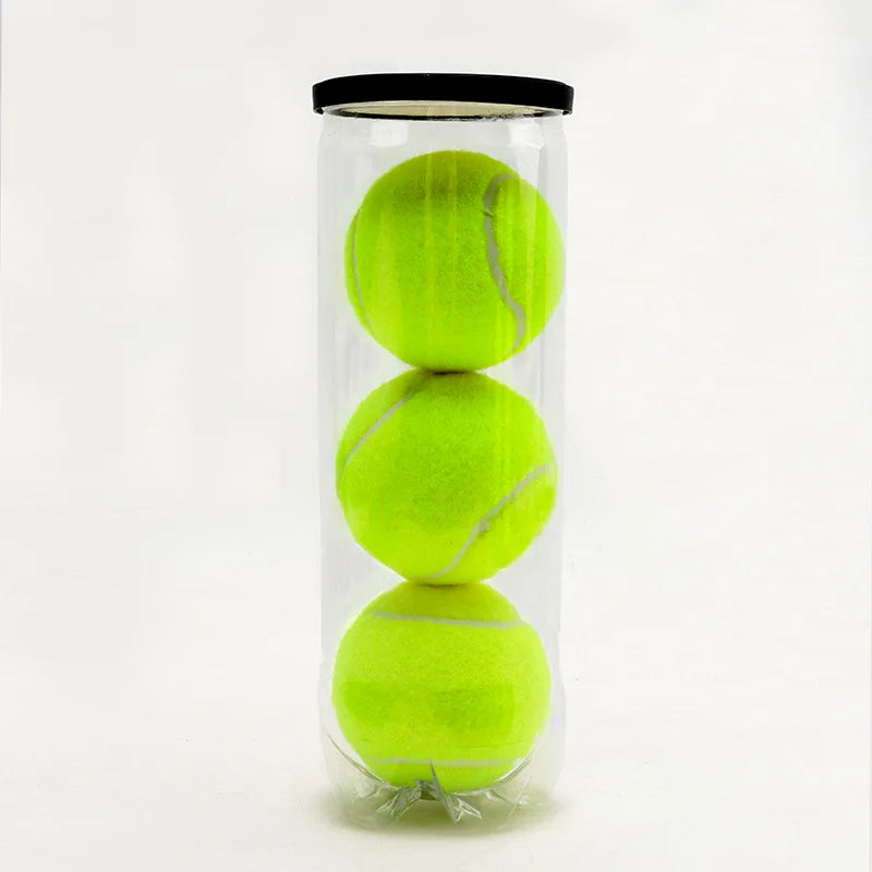 Cricket Tennis Balls 3-Pack, High Elasticity Padel Balls with 45% Wool, Durable Cage Style for Training & Entertainment