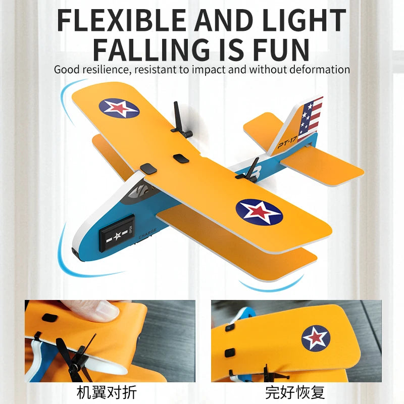 Professional RC Plane 2.4G Radio Remote Control Airplane EPP Foam Aircraft Glider Flying Model Jet Toys For Children Gifts