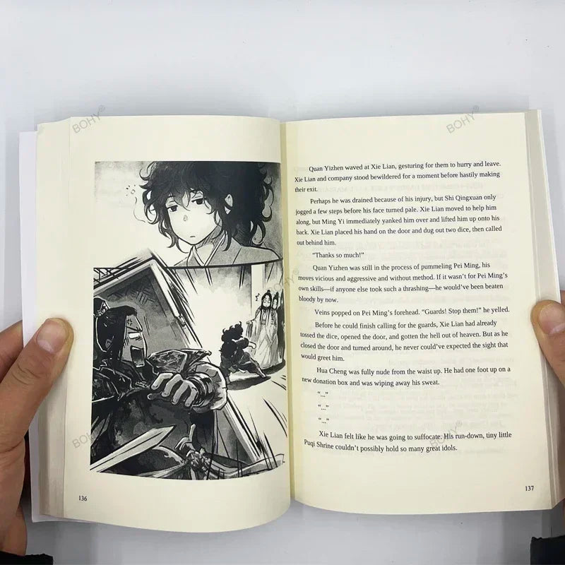 5-8 Tian Guan Ci Fu Novel Books English Version of Ancient Romance Novels Physical Books New Heaven Official's Blessing 1 Book