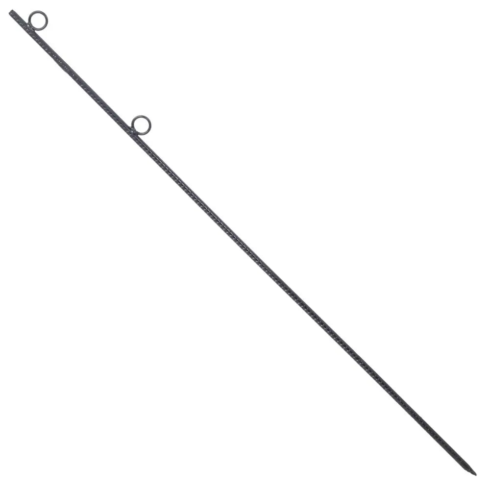 Rebar stake with loop 4pcs Grip Rebar 5/8x 55.5 Inch Steel Durable Heavy Duty Tent Canopy Ground Stakes with Angled Ends