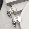 Cufflinks for Mens Alien Cuff Links Men's Shirt Cuff Buttons Stainless Steel Jewelry Accessories Christmas Present Wholesale