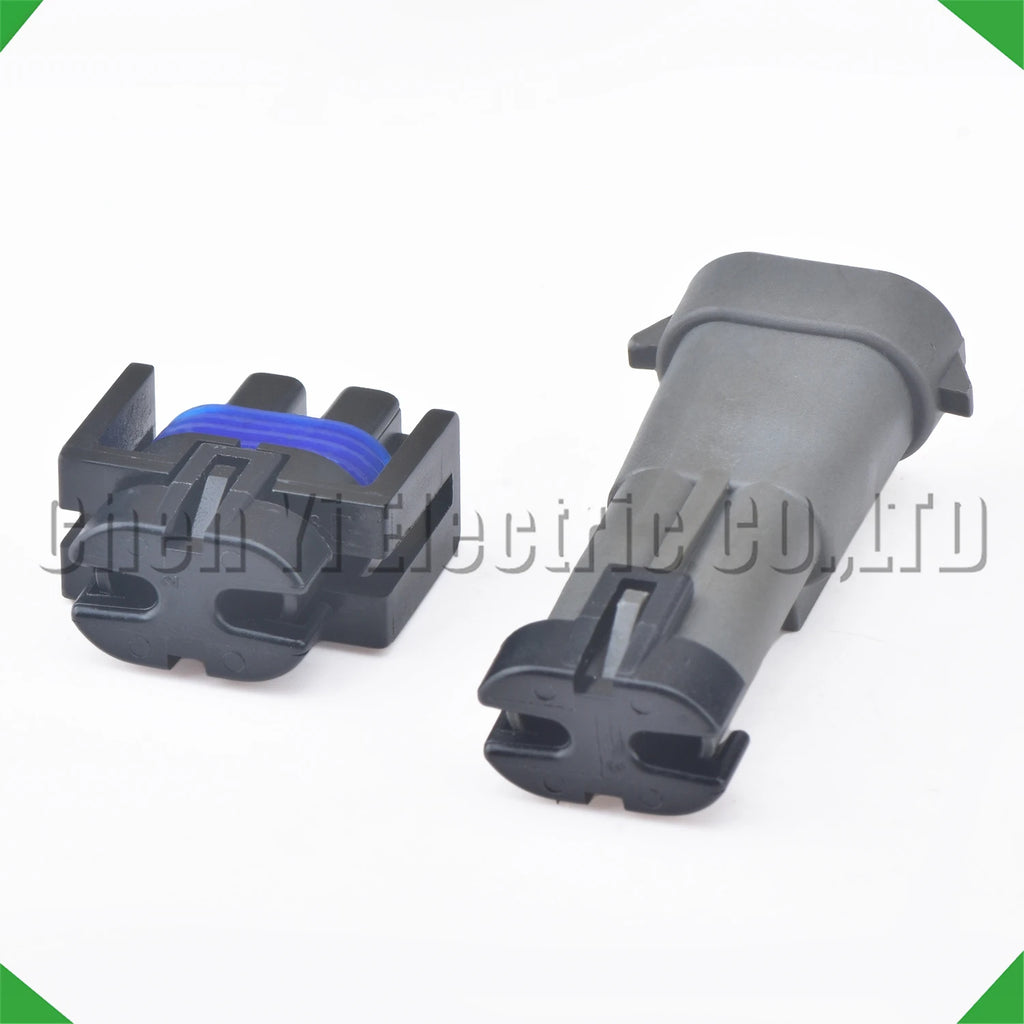 2 Pin automobile waterproof connector air conditioner compressor pump Fuel Tank Wire harness plug AC CLUTCH 12162017 For GM - Free Item.