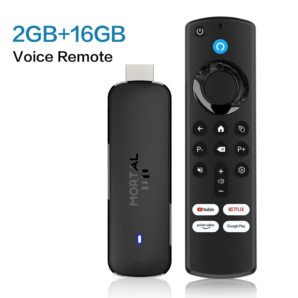 Hot TV Stick Q8 Voice Remote Dual Wifi 6 4K Ultra HD RK3518 Quad Core Streaming Stick Home Theater Media Player