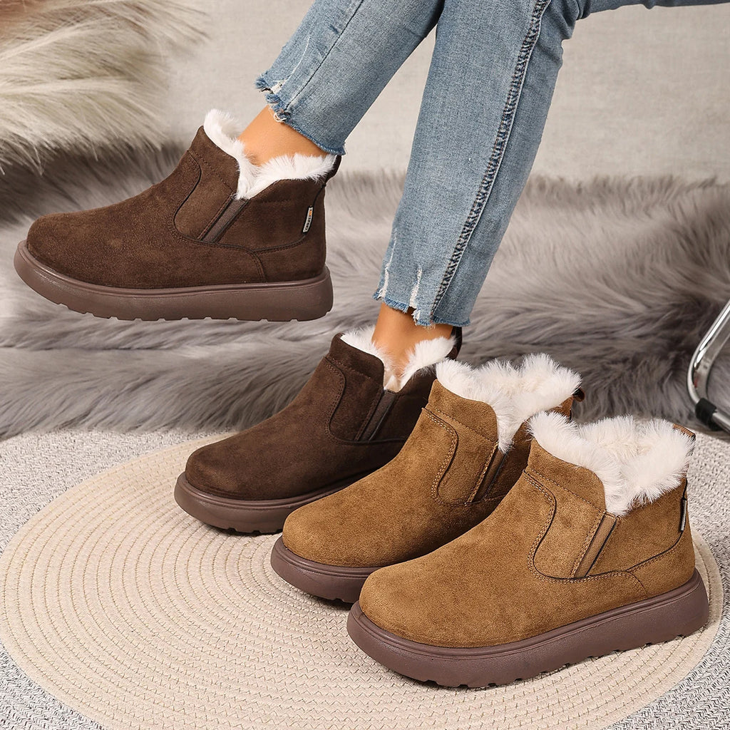 Women's 2025 Winter Cotton Shoes Comfortable and Warm Casual Versatile Thick-Soled Anti-Slip Durable Free Shipping Shoes