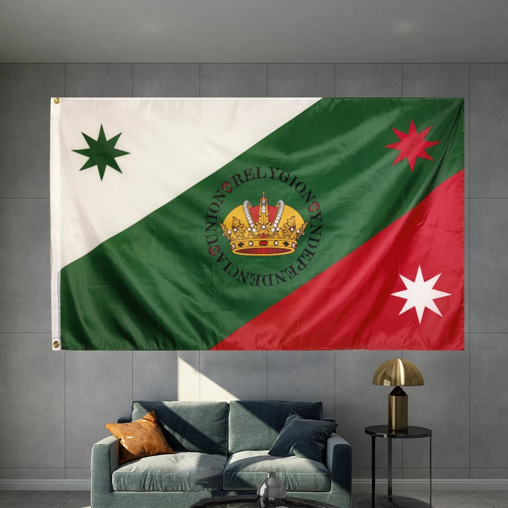 Mexican Flag of Mexico Historical Empire Banner Of Various Periods Design Outdoor Advertising Banner Decoration Party Graphic