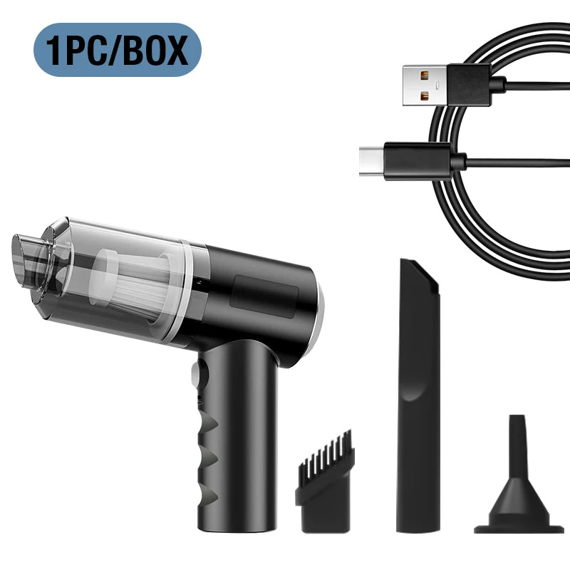 New wireless car, household handheld, small, multi-functional, portable, car mounted, high-power blowing and suction dual-use va