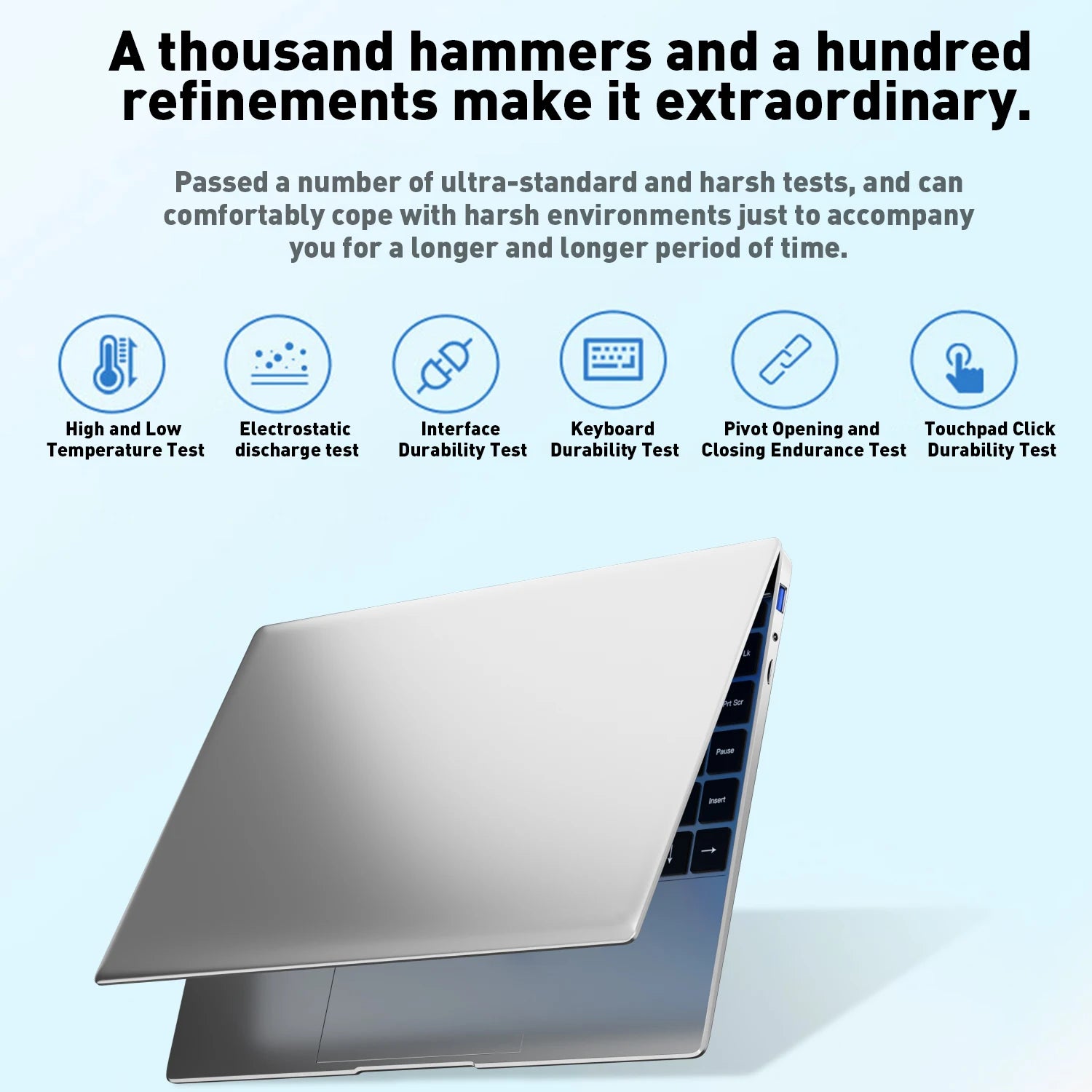 14.1" Ultra Slim Laptop 16GB RAM 2TB SSD Intel N3700 Notebook Gamer  1920*1080 Display Windows 11 Pro Office Study Computer PC