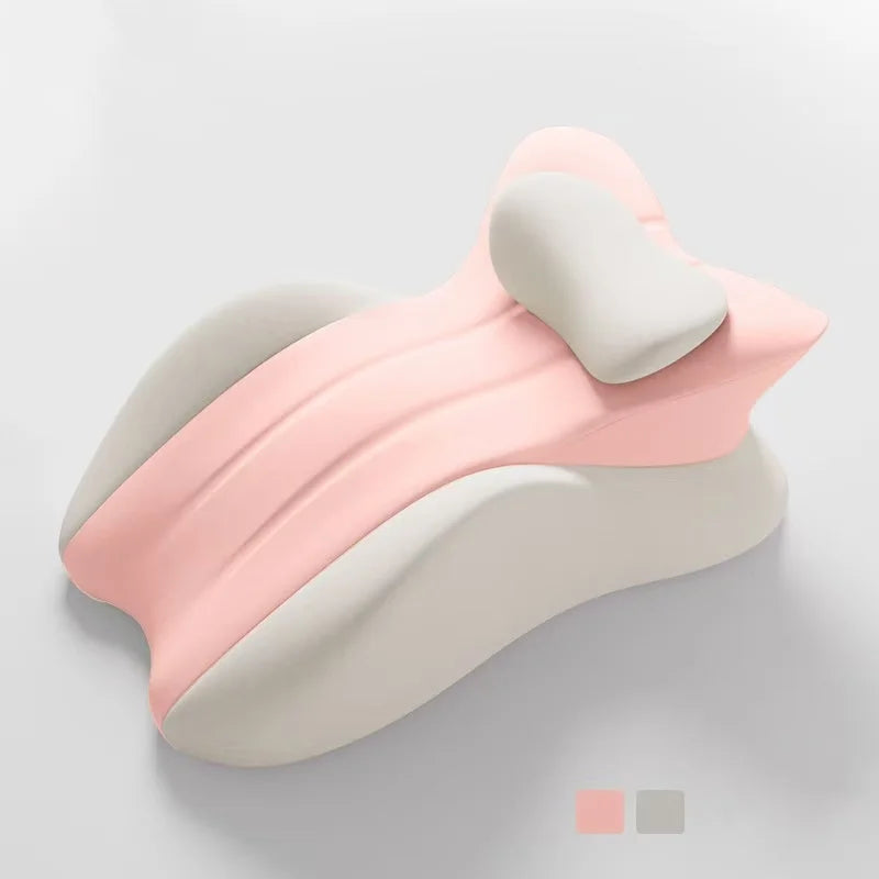 Bed Lie Prone Sleeping Pillow Memory Foam Varicose Cushion Ergonomics Waist Support Cervical Traction Pillows Body Relaxation