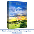 Animal Farm By George Orwell Classic Literature English Book Power Corruption & Society Fiction Paperback Edition