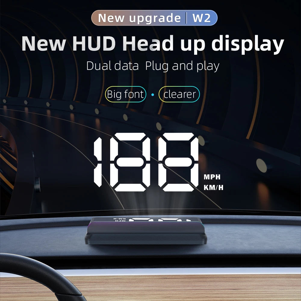 GPS Head-Up Display Auto Electronics HUD Projector Digital Display for All Car Speedometer Accessories KMH/MPH Car Accessories