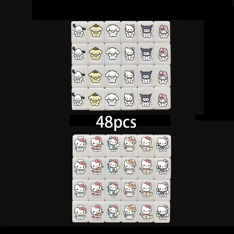 Hot Tiktok 64 Blocks Seaside Escape Mahjong With Flag Pattern Two Players Party Game Funny Parent Child Toy For Kids Gift