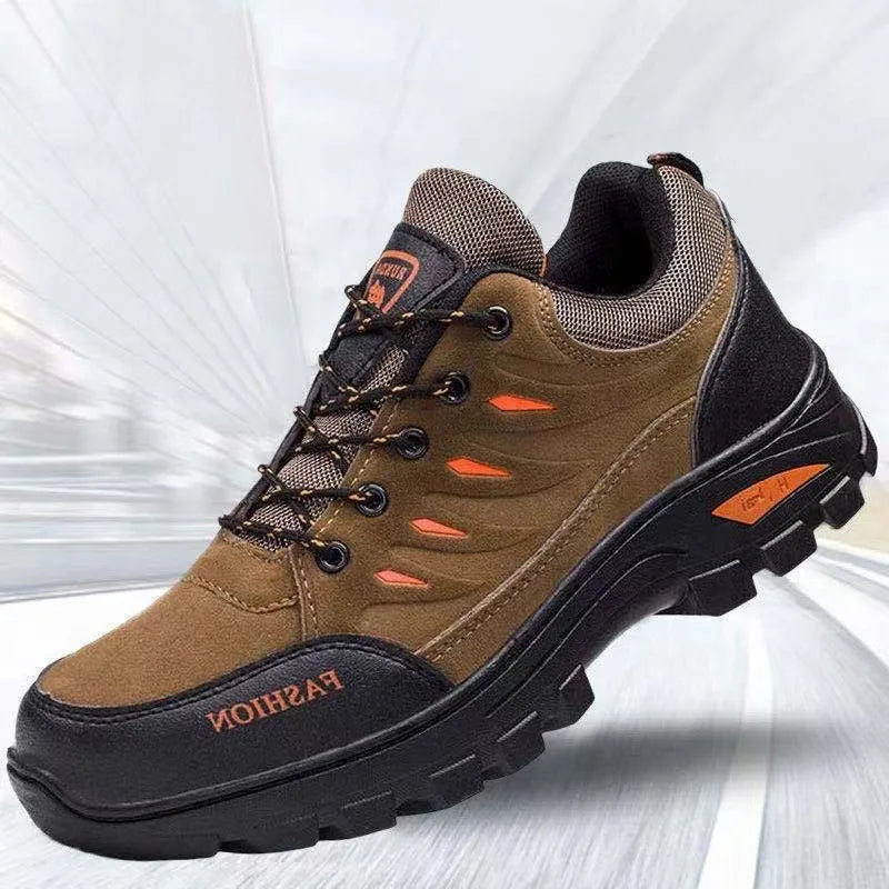 Men's Outdoor Sports Shoes Casual Waterproof Non-Slip Work Boots Warm Cotton Trendy Shoes Breathable Comfortable All-Season - Free Item Weekend (50% off).