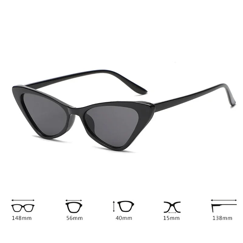 Womens Trendy Cat Eye Sunglasses Men Outdoor Retro Fashion Sun Glasses Goggles Unisex Resin UV400 Protection Sports Sun Shades