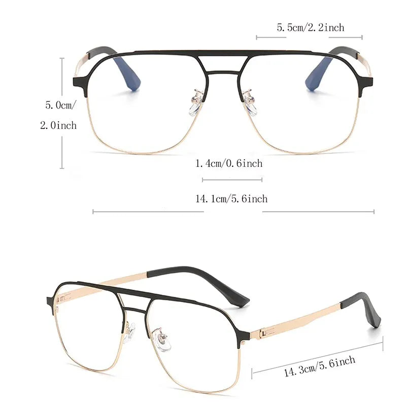 Glasses Frame Men Vintage Round Myopia Optical Prescription Eyeglasses Frames Women Retro Oval Eyewear Blue Blocking Glasses
