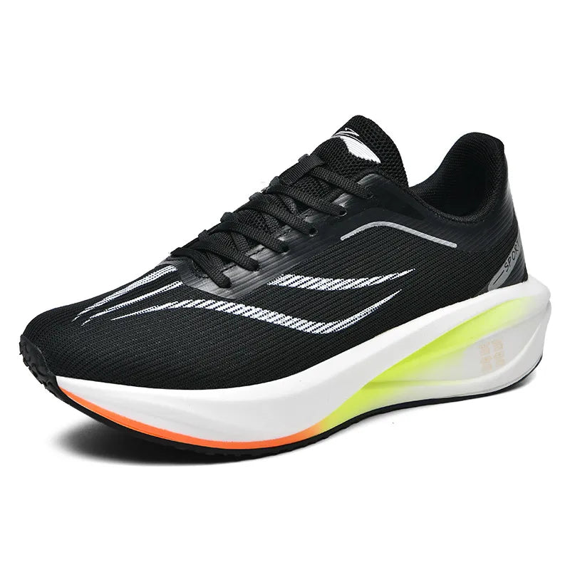New Running Shoes for Jogging and Marathon Sports, Mesh Fabric with True Carbon Plate, Men's and Women's Hiking Shoes 2025 Men's
