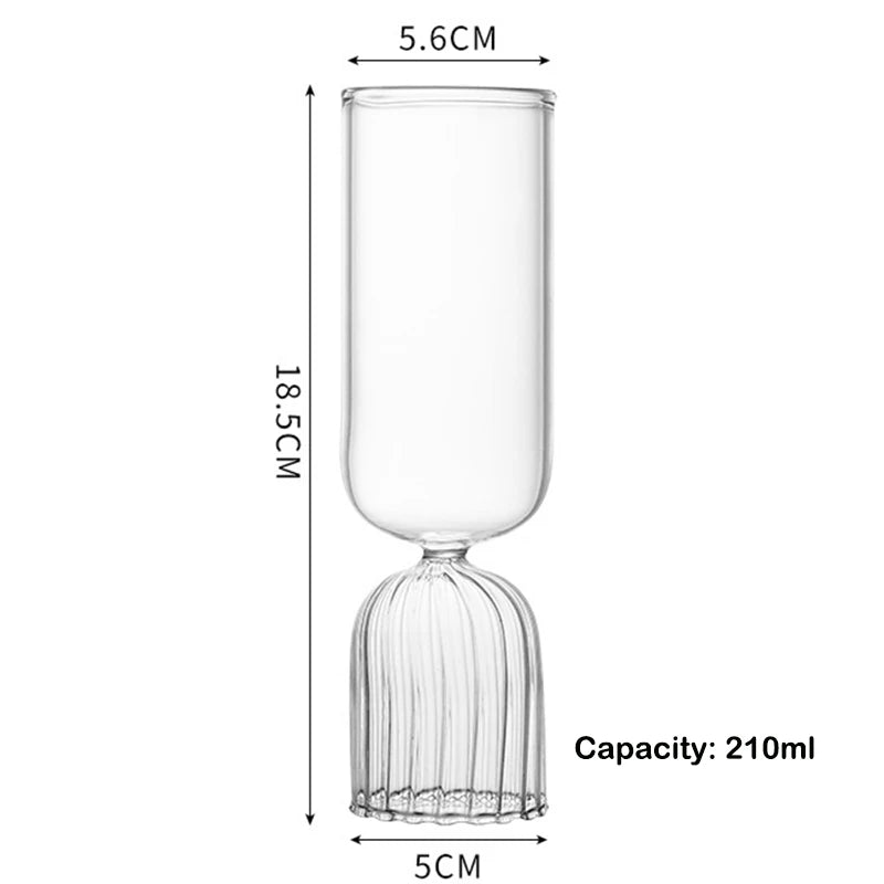 4PCS Creative Cocktail Glass Champagne Glass Novelty Drink Cup for KTV Bar Night Party