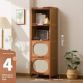 Bookshelf Shelf Floor-to-ceiling bookcase Living room against the wall Multi-layer storage cabinet Locker Simple bedroom
