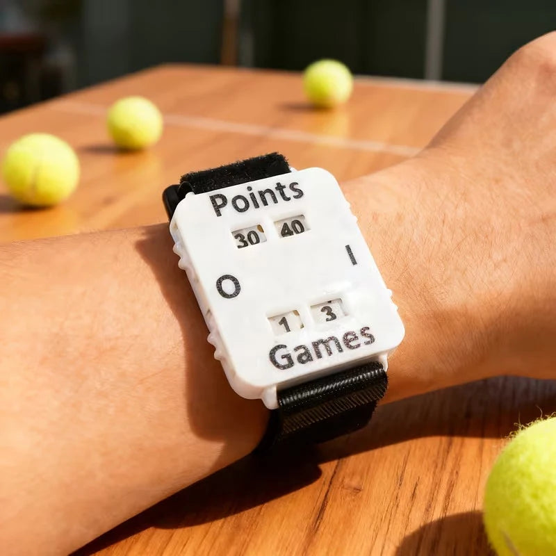 Sports Score Tracker Wristband for Cricket Tennis Padel - Instant Scorekeeping No Memory Loss Ideal for Coaches Referees Players