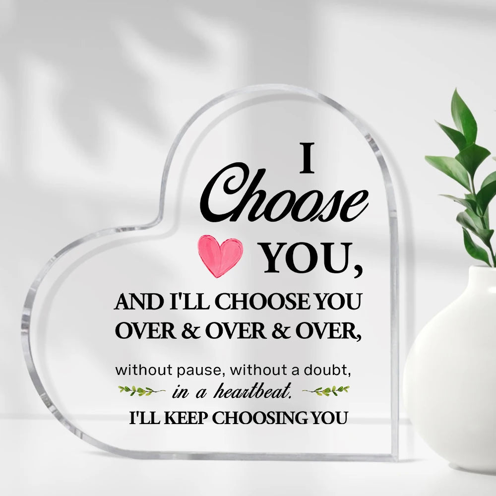 Valentines Day Gifts for Him,Valentines Gift Ideas for Husband,Gifts for Husband,Wedding Gifts for Him,I Choose You Gift for Him