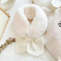 Female Scarves Winter Women Cross Straps Shawl Soft Neck Scarf Girls Autumn Winter Knitted  All-Match Sweet Versatile Scarf