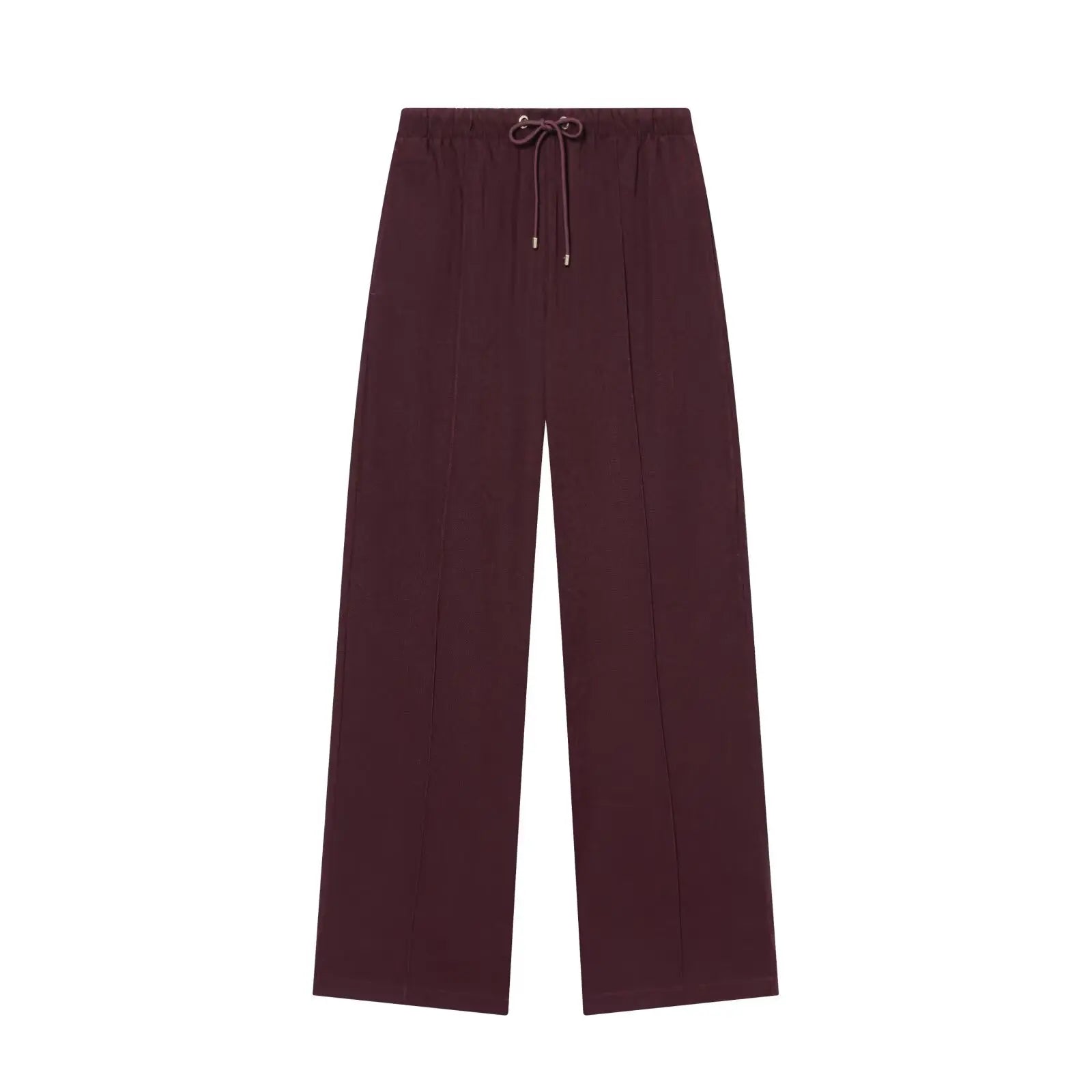 KONDALA Trendy Casual Pants Set Women Elegant High Street Loose Lapel Zipper Jacket, Drawstring Trousers 2026 Spring Holiday Set