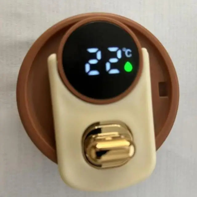 Travel Smart Temperature Measurement Insulated Stainless Steel 316 Coffee Cup Portable Car Companion High Aesthetic Value