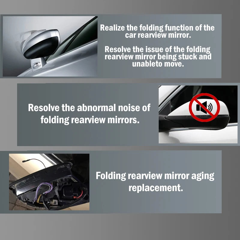 AZGIANT Car Power folding side view mirror Motor For Daewoo Winstorm Lacetti Premiere/Chevrolet Malibu Cruze Spark Captiva Sport