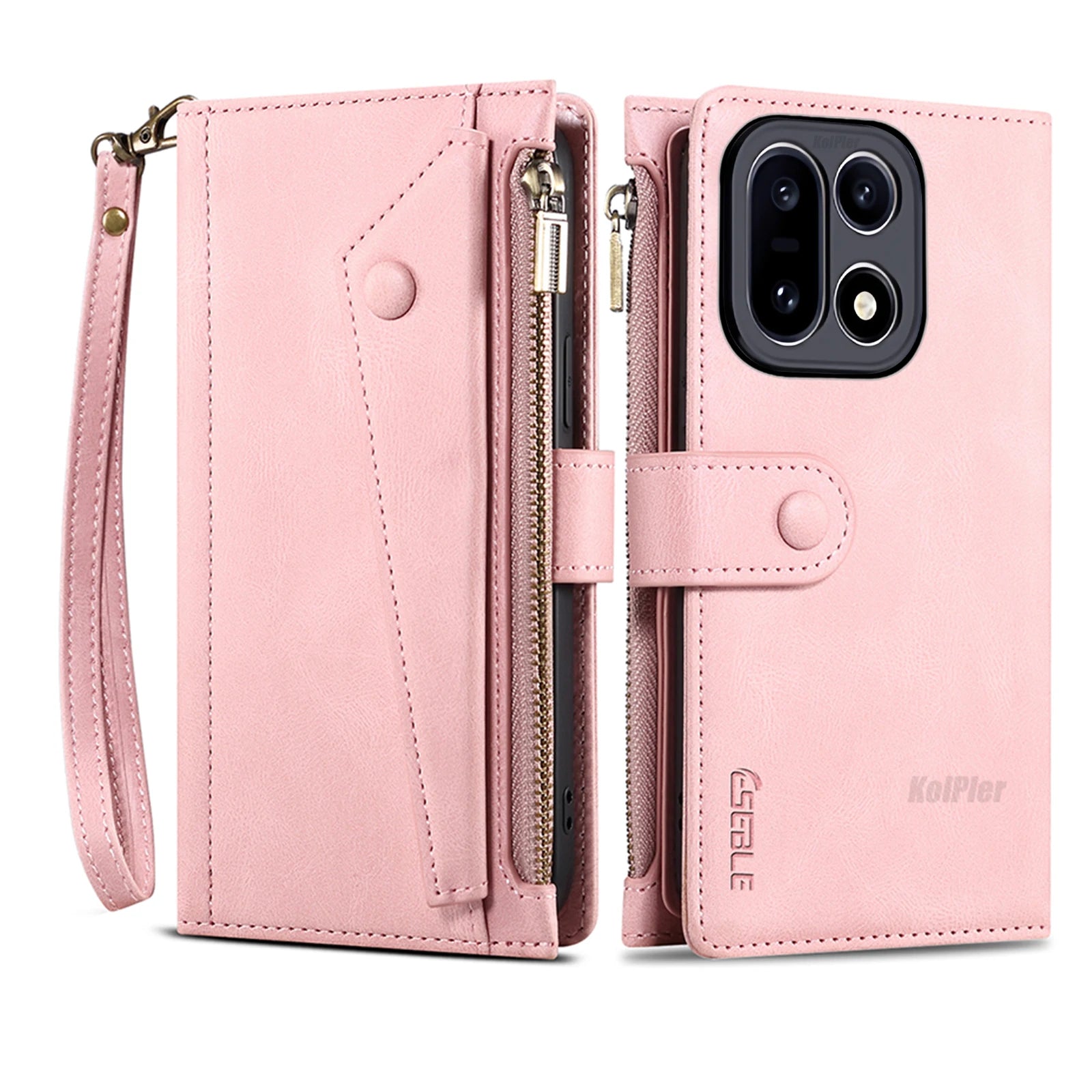New 9 Cards Zipper Flip Leather Case For Oneplus 15 Wallet Book Mobile Phone Case With Free Rope for 1+15 Casing