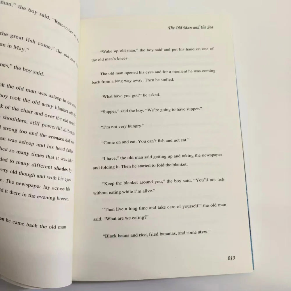 The Old Man and The Sea Ernest Hemingway World Classic Literary English Novel Edition of The Pulitzer Prize-Winning Masterpiece