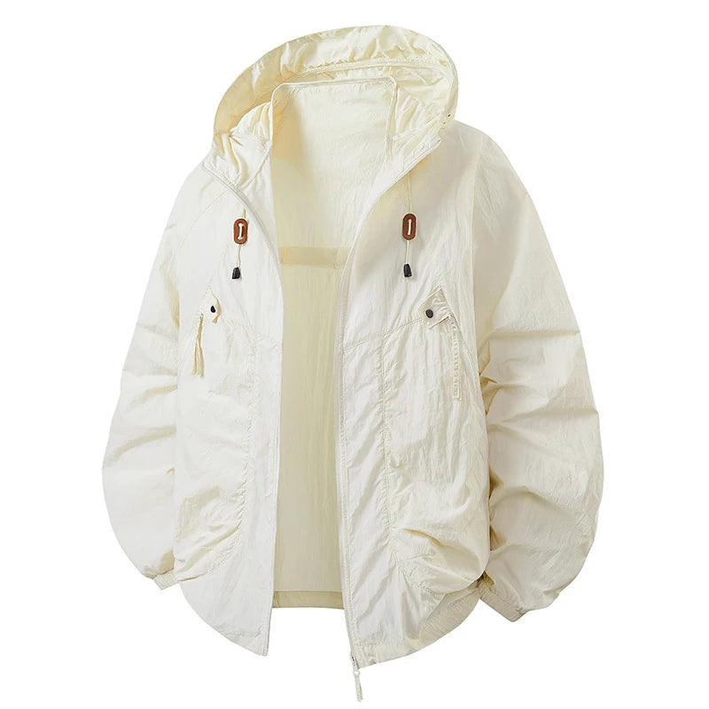 Spring Summer Mens Lightweight Hiking Jacket Outdoor Men Suncreen Breathable Hooded Coats Men Quick Dry Sports Fishing Jackets